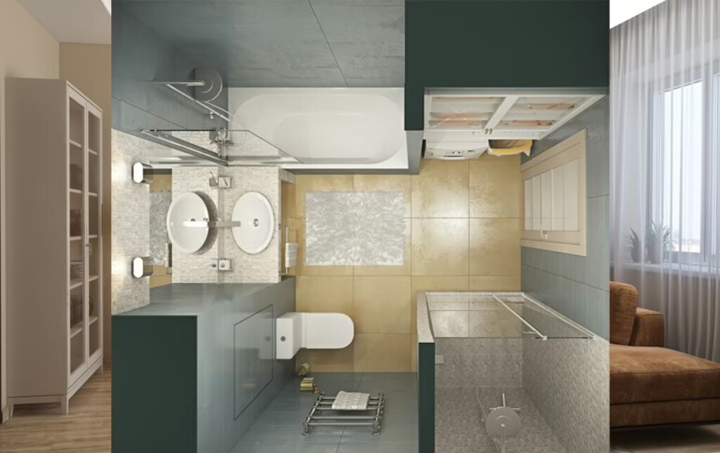 Дизайн-проект элитной квартиры, эксклюзивный ремонт, фото 13