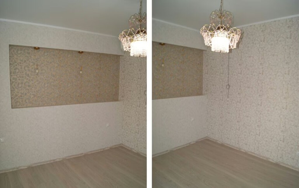 Косметический ремонт и сборка ниши над кроватью, фото 4