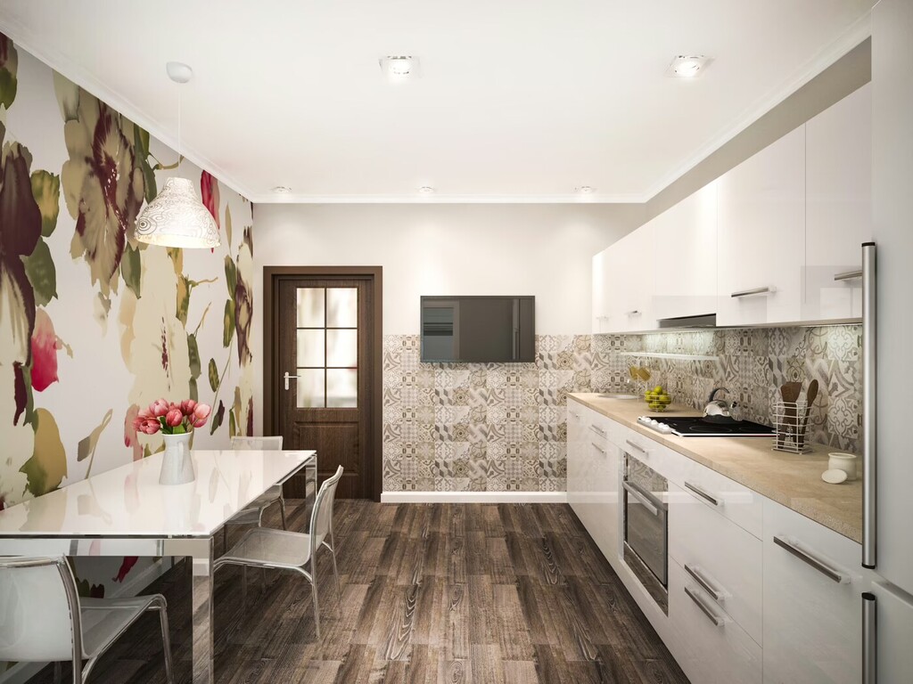 Красивый дизайн-проект двухкомнатной квартиры в Краснодаре в ЖК Адмирал Краснодар, фото 2