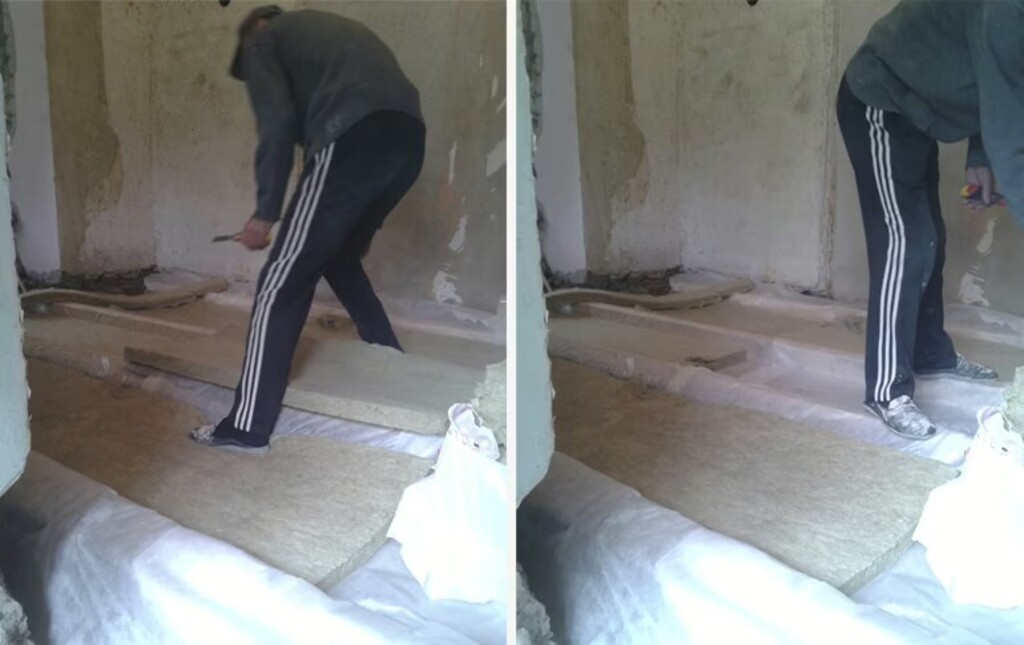 Облицовка клинкерным кирпичом, изоляция пола, фото 2