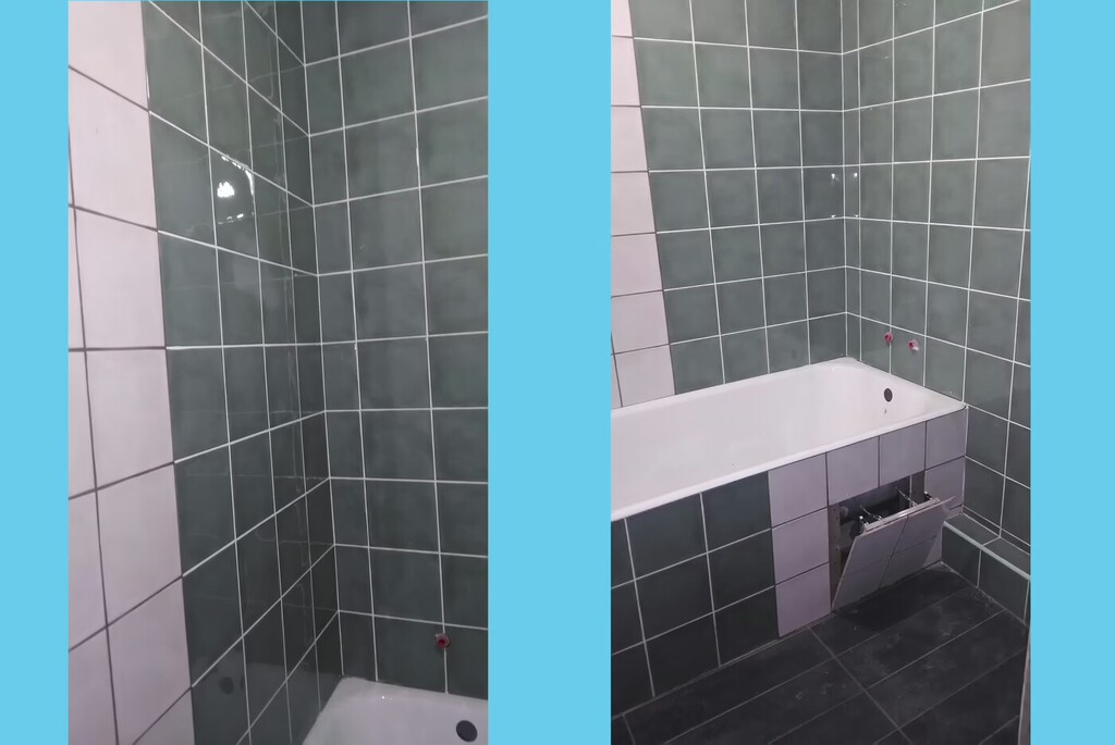 Укладка плитки в ванной и в с/у в ЖК Акварели | Краснодар, фото 1