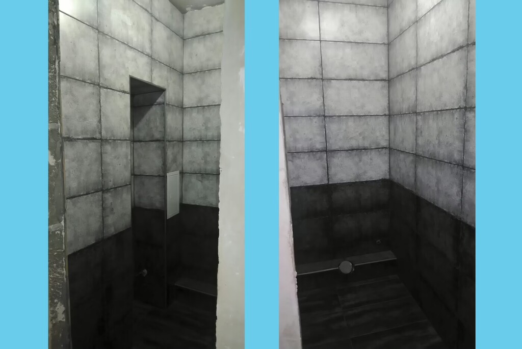 Укладка плитки в ванной и в с/у в ЖК Акварели | Краснодар, фото 5